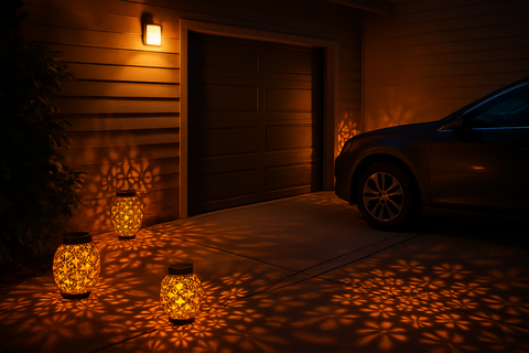 Moroccan Solar Garden Lanterns – Hanging Outdoor Lights