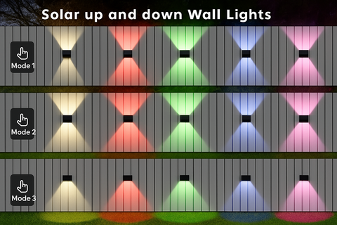 LED Solar Powered Fence Lights – White Light – 6 Pack