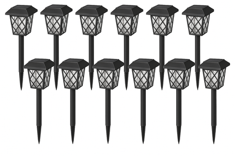 Modern LED Solar Powered Stake Light – Auto On/Off Outdoor Lights