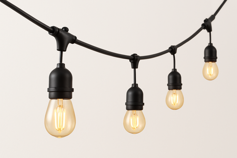 15M Heavy Duty Outdoor Festoon Lights