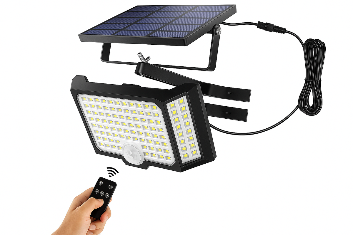 Solar Power LED Light – PIR Motion Sensor Outdoor Garden Wall Lamp