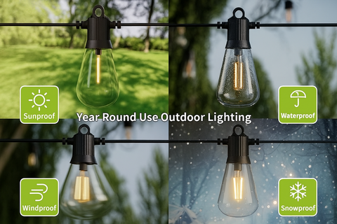 45M LED Festive Hanging Lights With 73 LED Bulbs