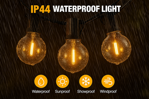 Modern Outdoor Festoon Lights with remote control