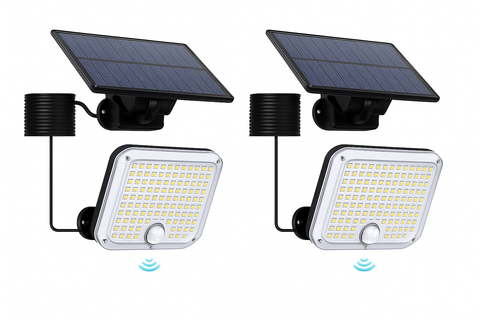 6W Solar Motion Sensor LED Security Light – Outdoor Wall Mounted