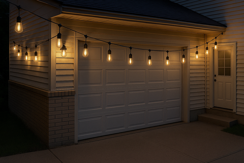 IP65 Weatherproof Festoon Outdoor Lights 30M