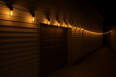 IP65 Weatherproof Festoon Outdoor Lights 30M