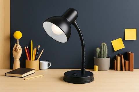 Modern LED Desk Lamp Dimmable USB Rechargeable and Eye-Caring Light