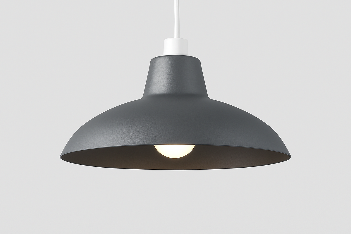 Retro Black Metal Ceiling Pendant Light Shade Easy Fit