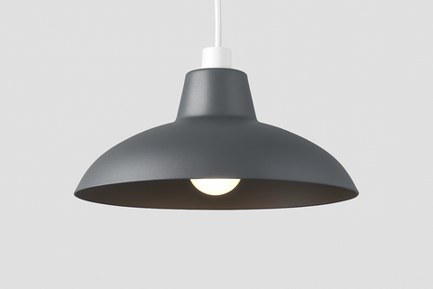 Retro Black Metal Ceiling Pendant Light Shade Easy Fit