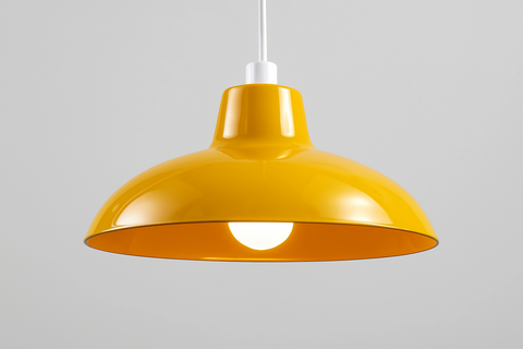Retro Black Metal Ceiling Pendant Light Shade Easy Fit