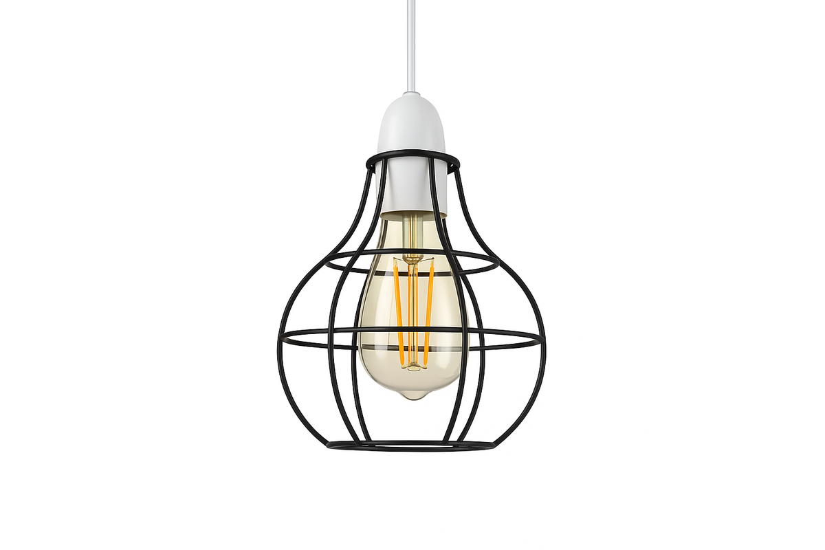 Modern Retro Ceiling Pendant Light Shade – Rustic Metal Lampshade