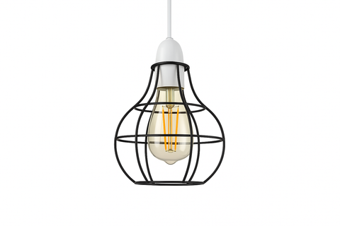 Modern Retro Ceiling Pendant Light Shade – Rustic Metal Lampshade