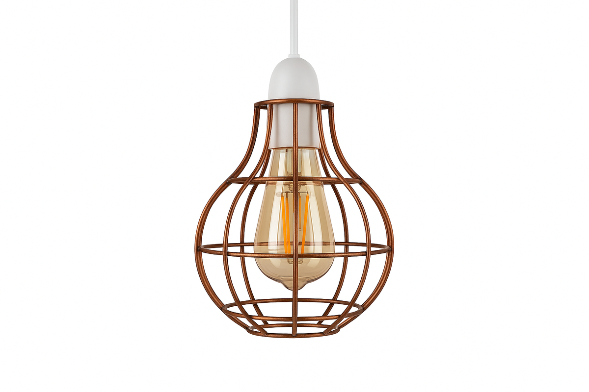 Modern Retro Ceiling Pendant Light Shade – Rustic Metal Lampshade