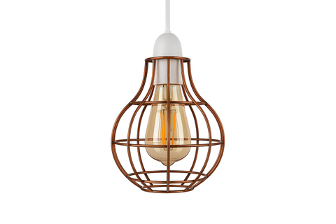 Modern Retro Ceiling Pendant Light Shade – Rustic Metal Lampshade