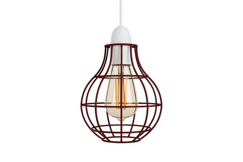 Modern Retro Ceiling Pendant Light Shade – Rustic Metal Lampshade