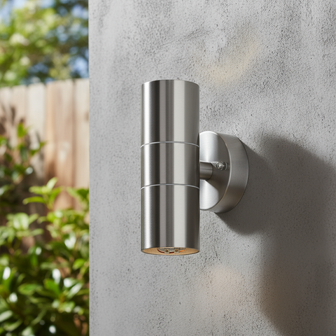 Stainless Steel Up Down Wall Light – Outdoor Waterproof LED Sconce