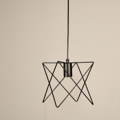 Black Iron Industrial Pendant CellinghLight – ST64 E27 – Vintage Indoor Style