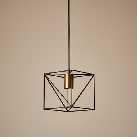 Black Iron Industrial Pendant CellinghLight – ST64 E27 – Vintage Indoor Style