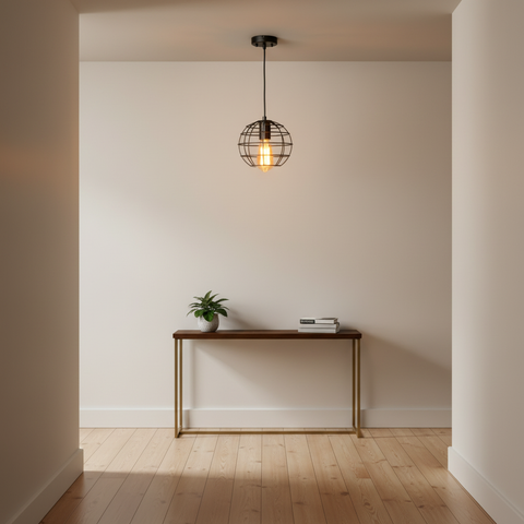 Black Iron Industrial Pendant CellinghLight – ST64 E27 – Vintage Indoor Style