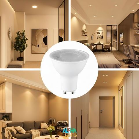 GU10 LED Bulbs 7W | Energy Saving Spotlights | Warm White & Cool White LED Lamps for Home & Office