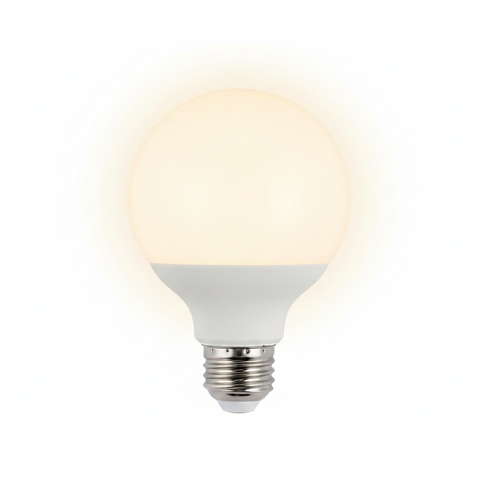 7W E27 LED Globe Bulb, Energy-Efficient, Frosted G80 Light Bulb