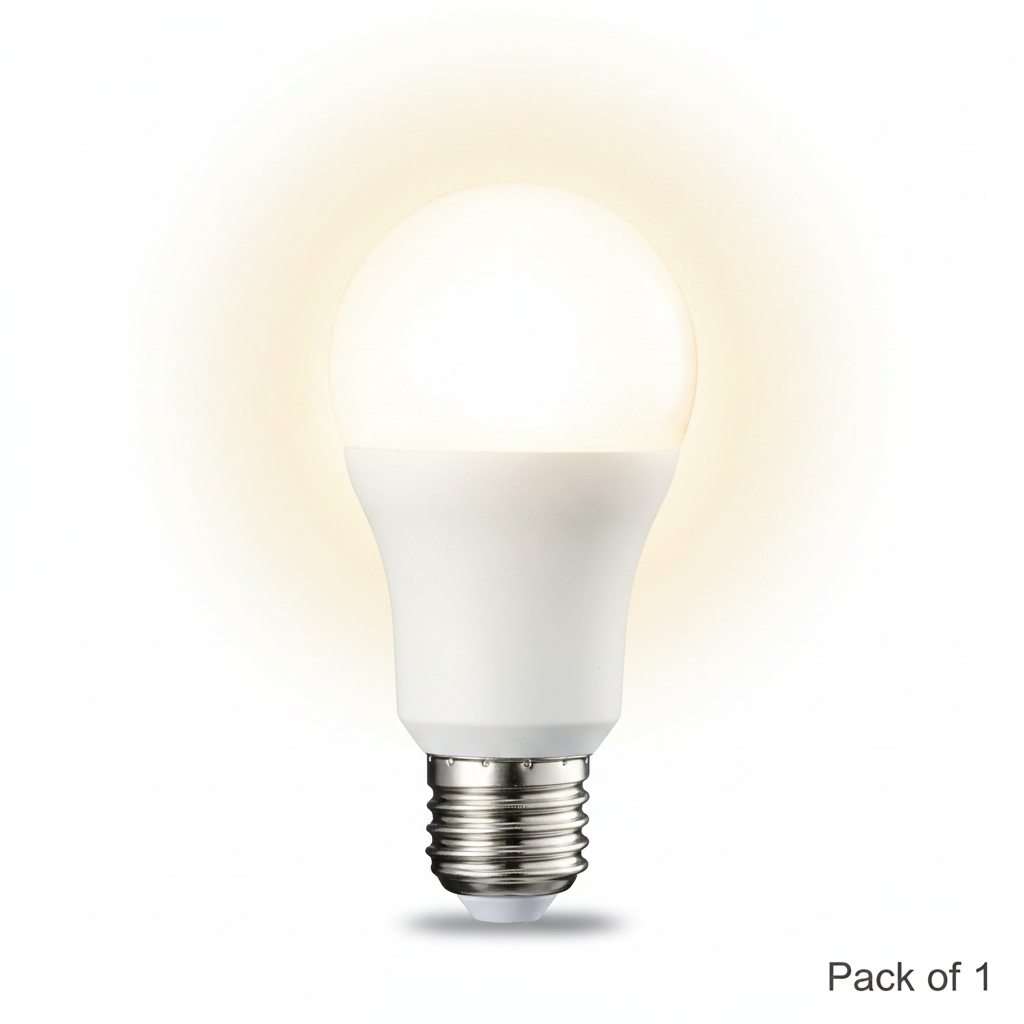 A19 7W LED E27 Bulb Warm White 1055lm Non-Dimmable