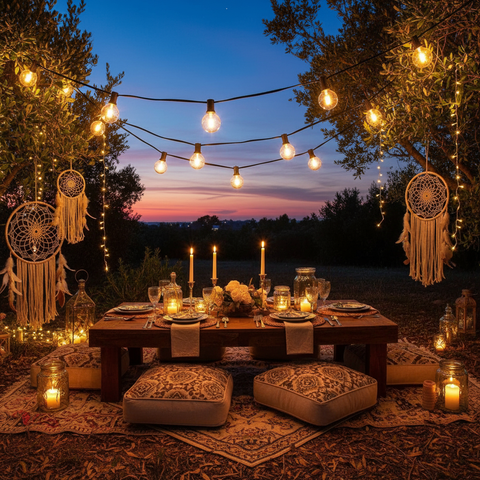 Outdoor Festoon String Lights 25FT (7.6M) Mains Powered, 13 G40 LED Bulbs, IP45 Waterproof Shatterproof Garden Lights for Patio, Backyard & Party Decoration
