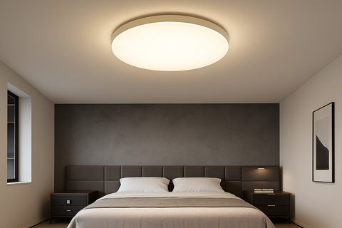 18W LED Ceiling Light Square Flush Mount Panel – Modern Cool White Lamp