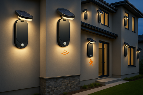 Outdoor Motion Sensor LED Solar Security Light