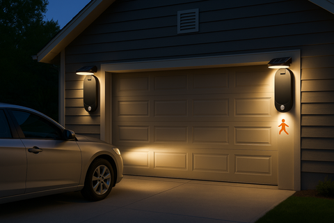 Outdoor Motion Sensor LED Solar Security Light