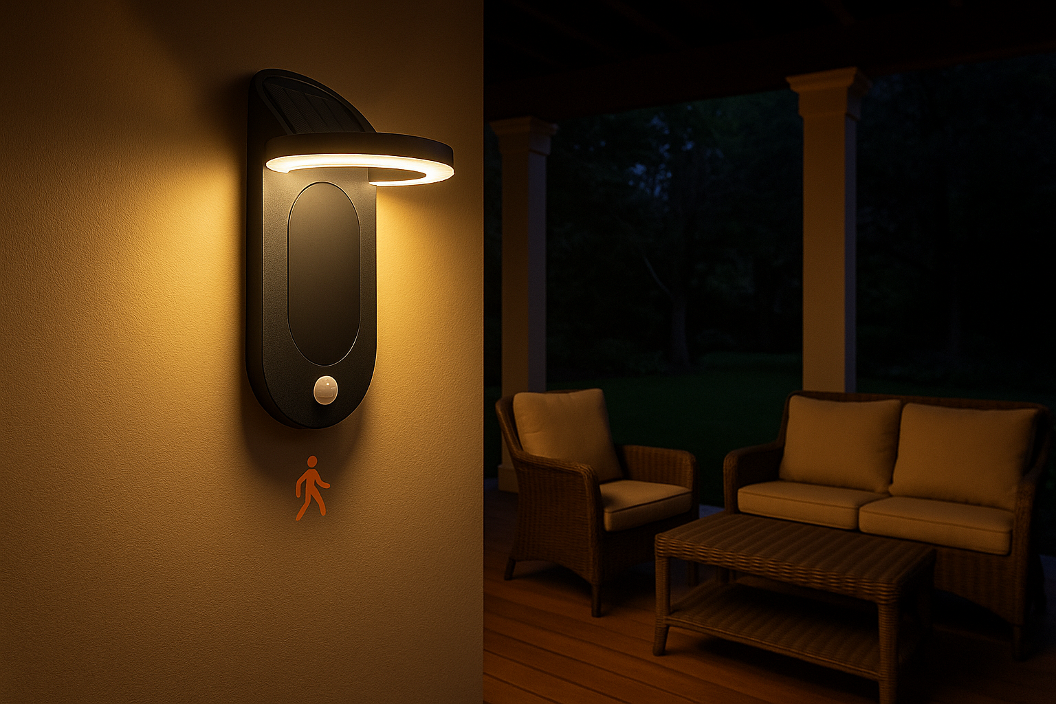Outdoor Motion Sensor LED Solar Security Light