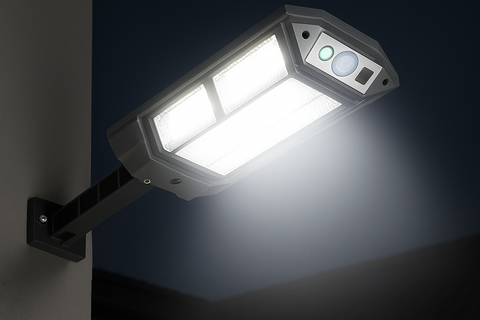 6000W LED Solar Street Wall Light – PIR Motion Sensor Outdoor Lamp