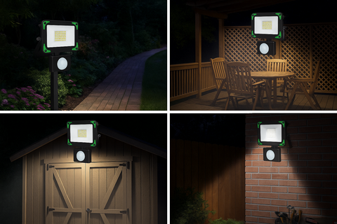 15W LED PIR Motion Sensor Security Wall Light