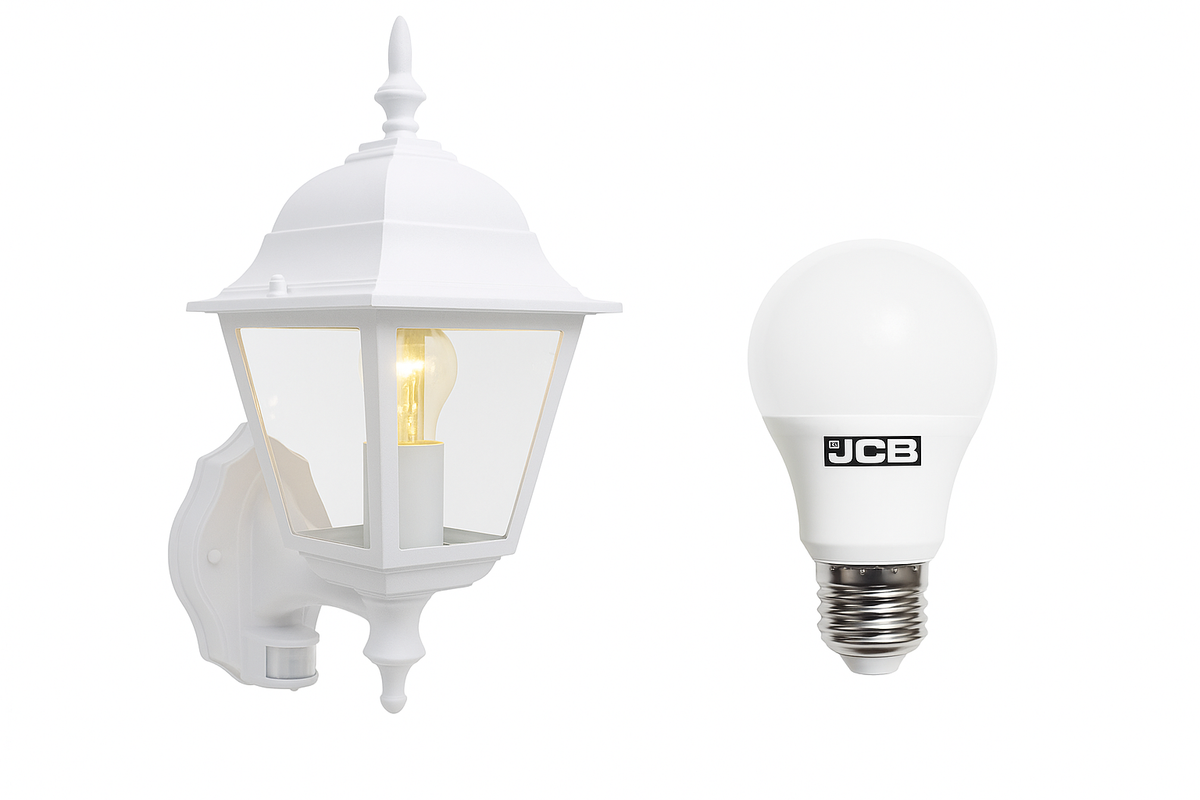 Traditional Garden Wall Lantern with Motion Sensor