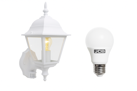 Traditional Garden Wall Lantern with Motion Sensor