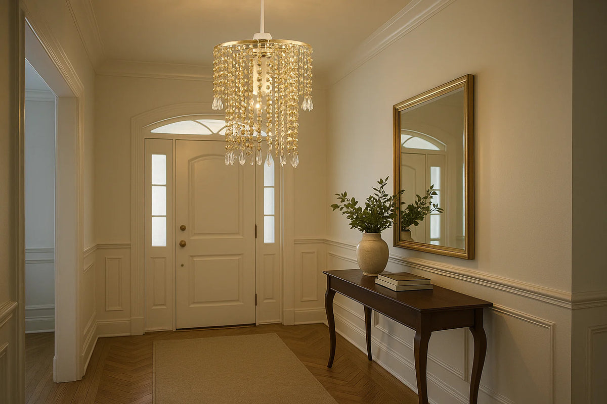 Modern Crystal Jewel Effect Ceiling Light Shade