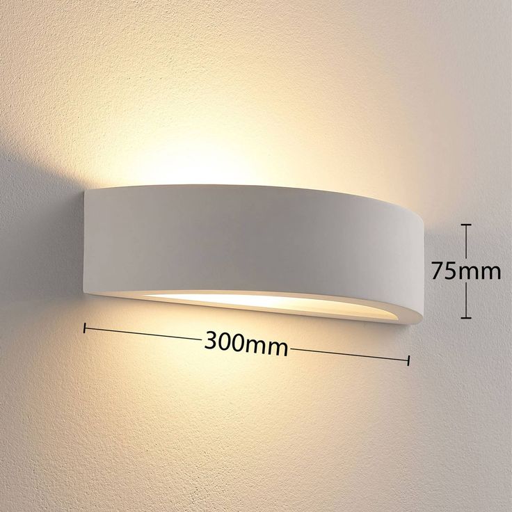 LED up down wall light with dimmable bulb

