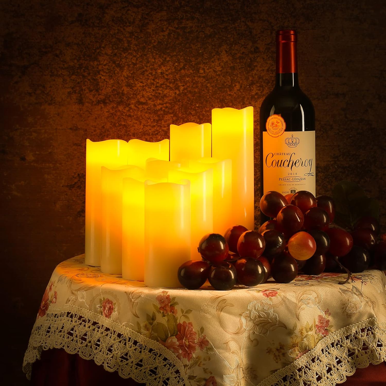 ivory battery operated led candles