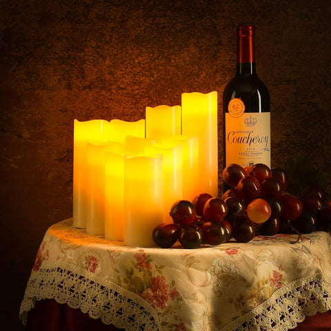 ivory battery operated led candles