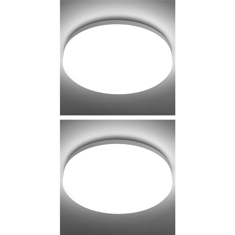 13W White Ceiling Lights - 6000K Daylight, LED Ceiling Light