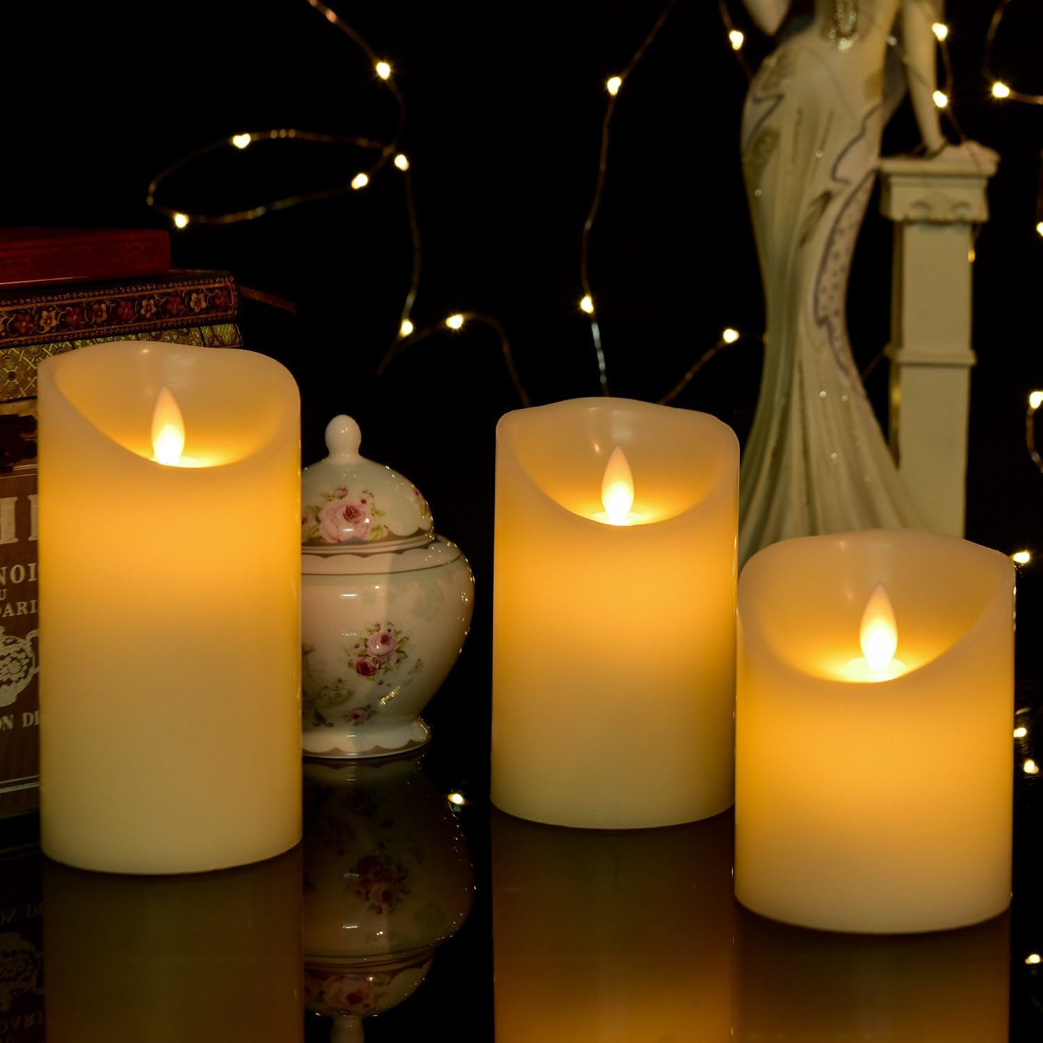 led wax candles for weddings and parties