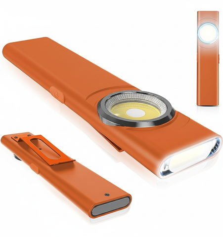 Compact COB work light with magnetic base