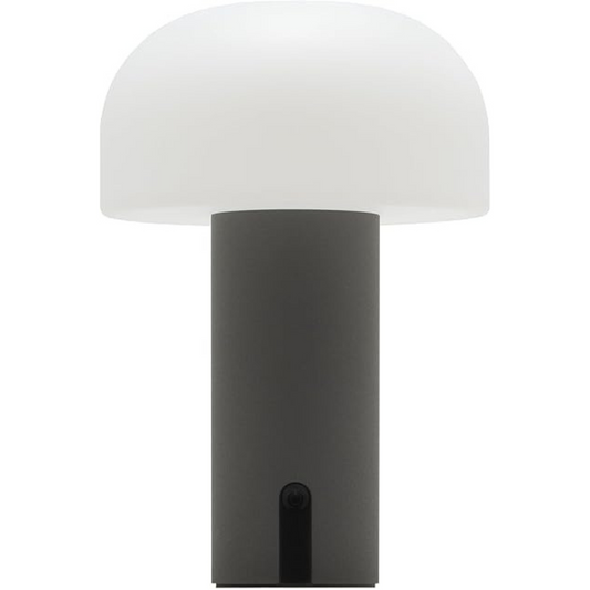 LED Mushroom lamp, Splash-Proof IP 44, Suitable for Garden, Terrace and Balcony, at Least 6h Lighting time, Cordless & Rechargeable Battery, matt Pink