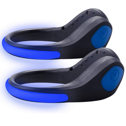 2-Pack LED Shoe Clip Light Rainproof Luminous Flashing Bright Night Running Lights LED Sport Gear Safety Warning Flashlight for Runners, Jogging, Cycling, Biking, Dog Walking At Night