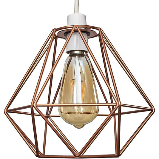 Retro Style Metal Basket Cage Ceiling Pendant Light Shade