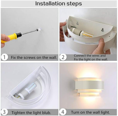 modern indoor LED wall sconce

