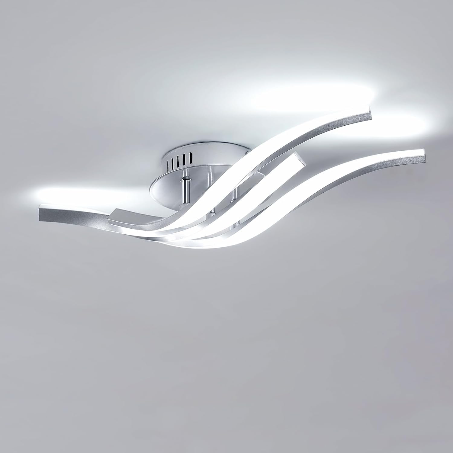 modern wave design ceiling lamp