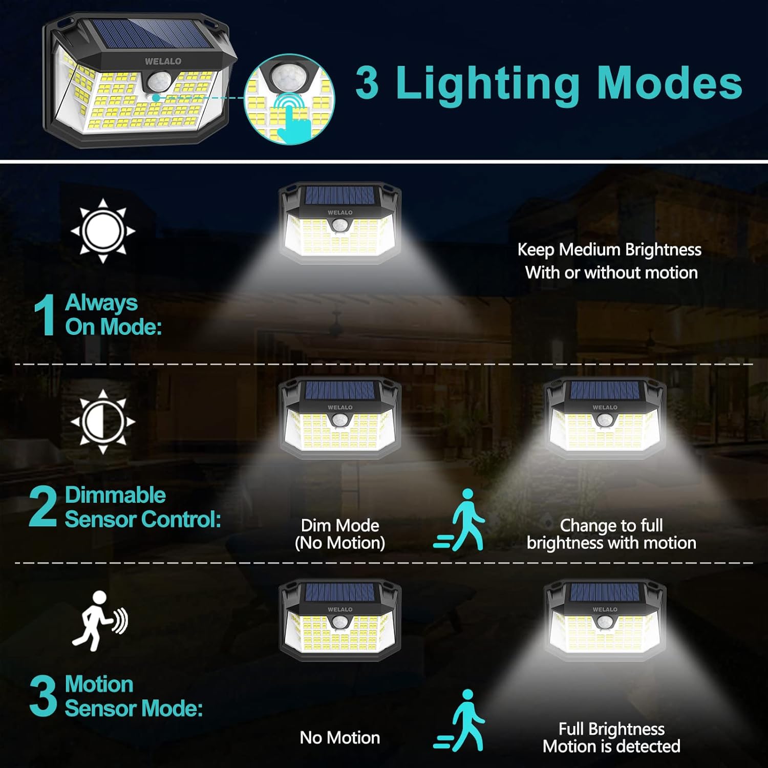outdoor solar fence light

