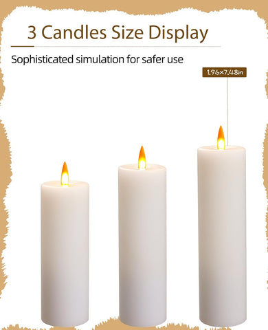 realistic flame led candle lights