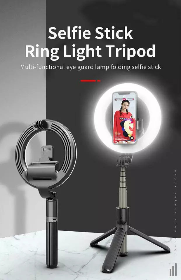 Buy LED Bluetooth Selfie Ring Light With Tripod Stand In UK - Shop Now!